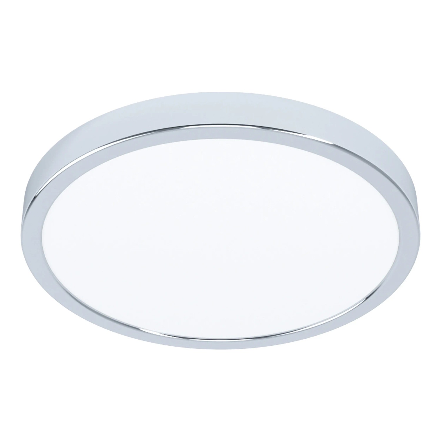 E-shop EGLO Vstavané LED svietidlo Fueva 5 chróm/biele priemer 28,5 cm, 20 W, IP44