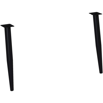 Maximus Drevené nožičky Tall, čierna, 38 cm, 2 ks
