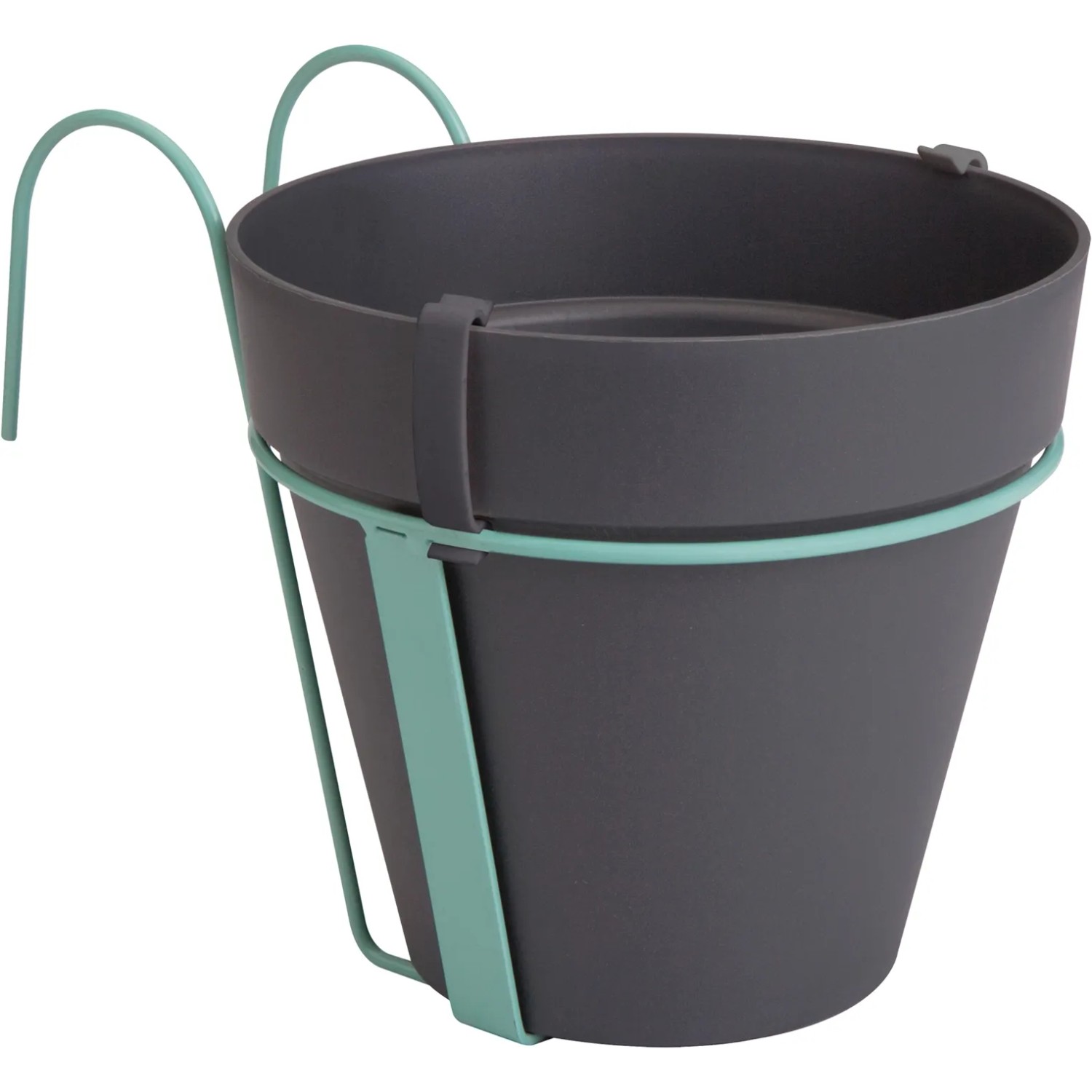 E-shop elho Kvetináč Loft Urban Balcony Potholder antracitový 27 x 20 x 28 cm