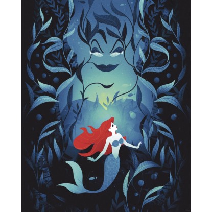 Komar Plagát Disney Ariel Ursula 40 x 50 cm