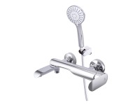 Rubineta Nástenná vaňová batéria Ultra-10/K s príslušenstvom, 150 mm, chróm