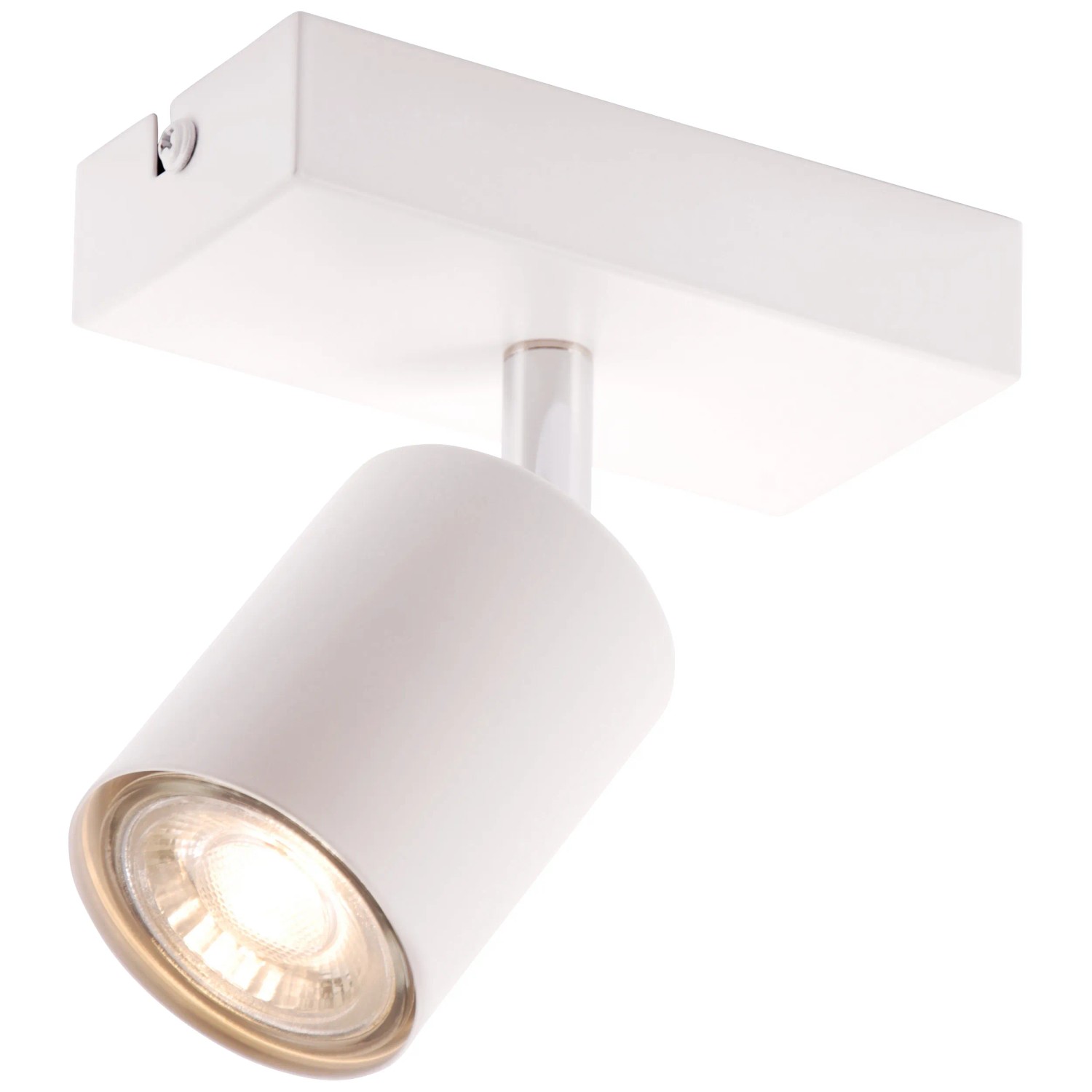 E-shop Brilliant LED bodové svietidlo Taio biele 1xGU10 4,8W, 350lm, 3000K 13x6x13,7 cm