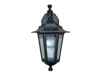 Lutec Vonkajšia nástenná lampa čierna E27 60 W