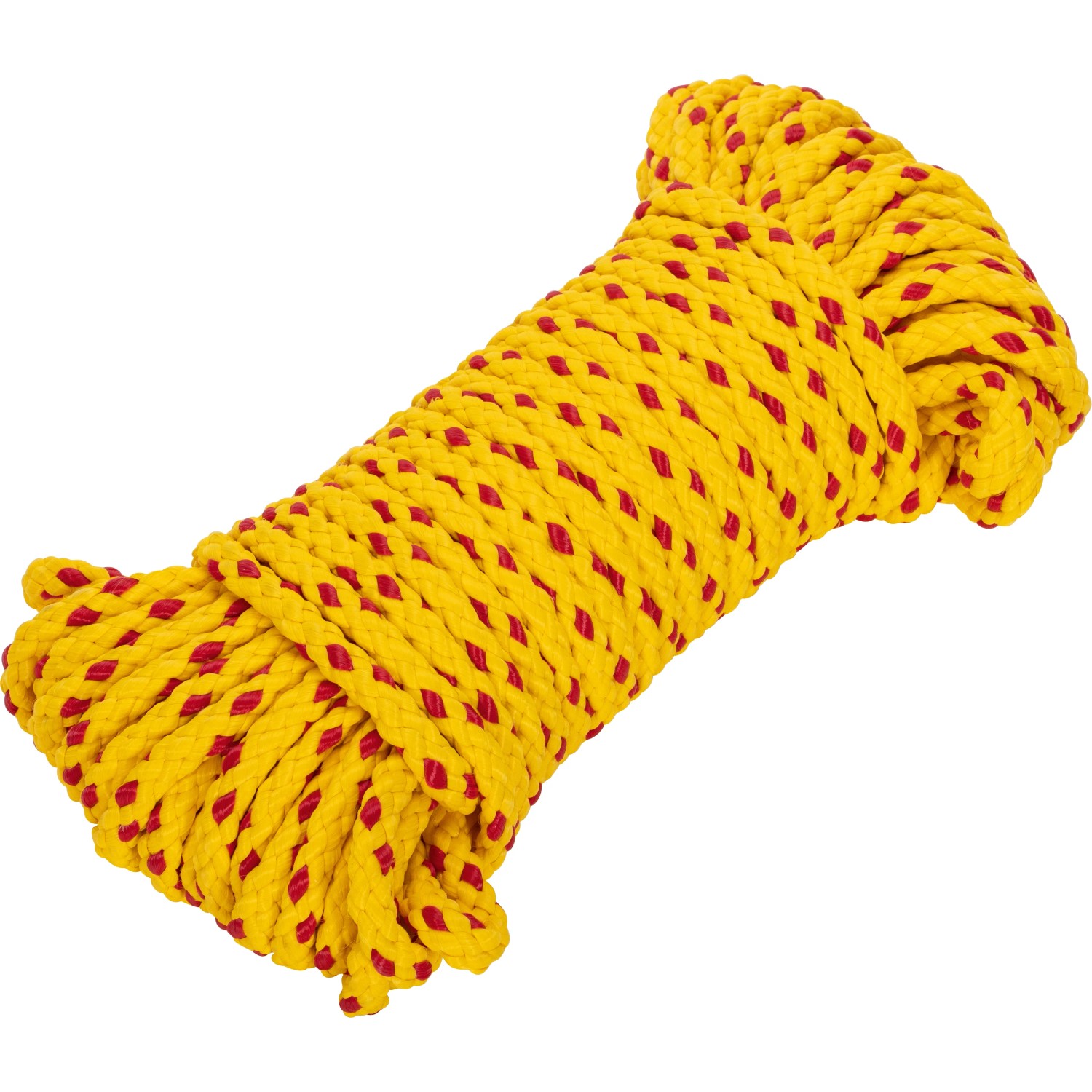 E-shop LUX-TOOLS Polypropylénové lano pletené žlto-červené pr. 8 mm x 20 m