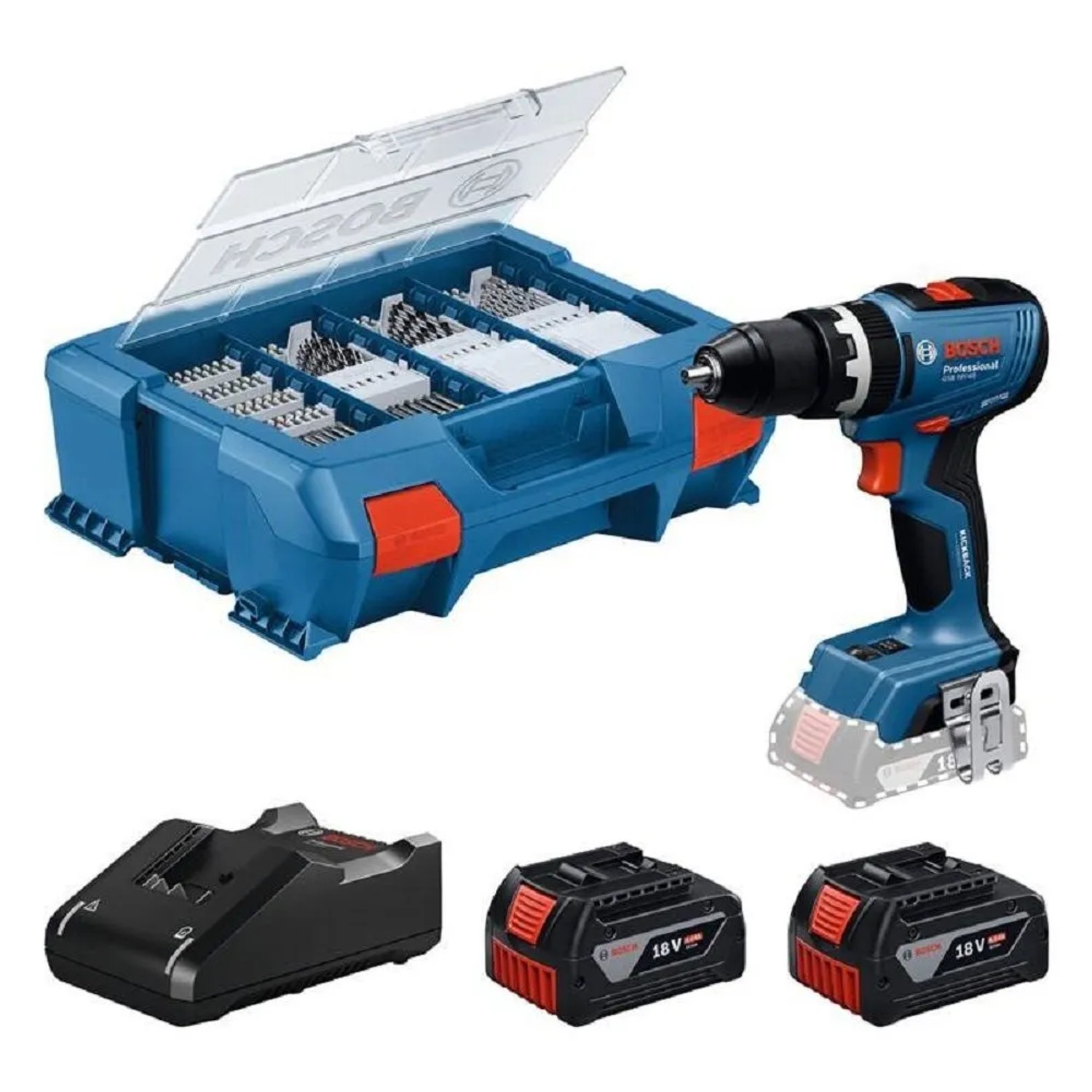 Bosch Professional Aku príklepový vŕtací skrutkovač GSB 18V-65 (0.601.9N3.307)