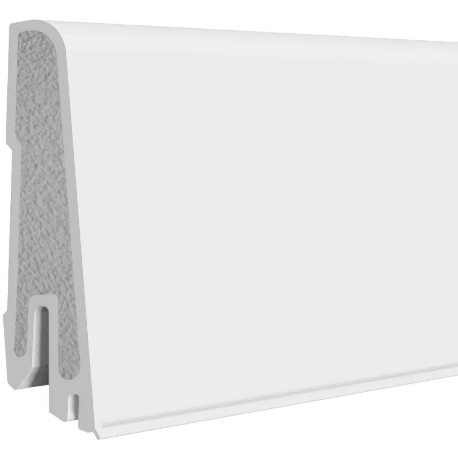 E-shop Döllken Profiles Lišta USL 60 Clip 59 x 17,4 x 2500 mm, 1137 biela