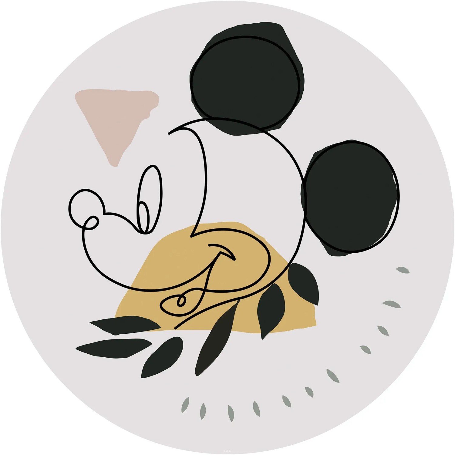 E-shop Komar Samolepiaca vliesová fototapeta Dot Mickey Modern Art pr. 125 cm