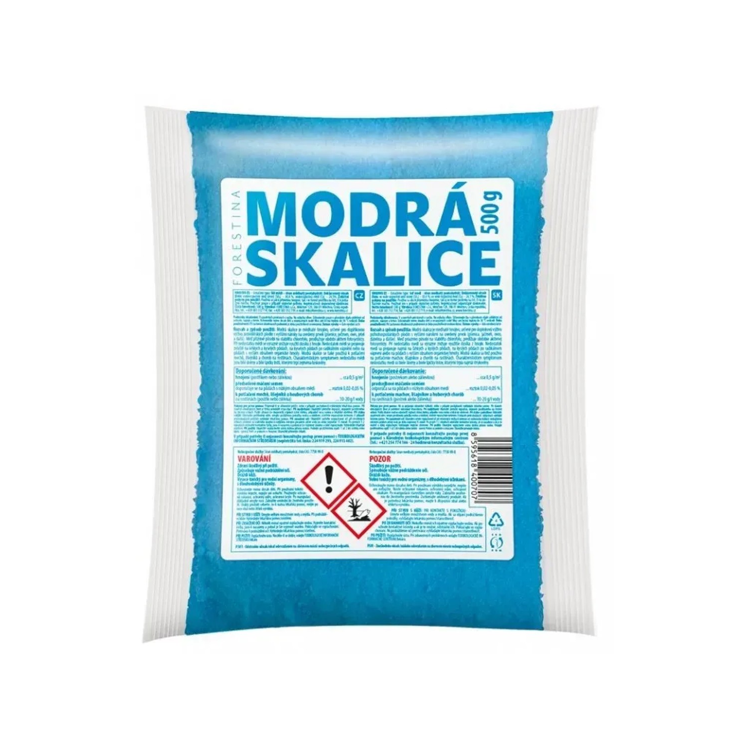 E-shop Forestina Kryštalické hnojivo Modrá skalica 500 g