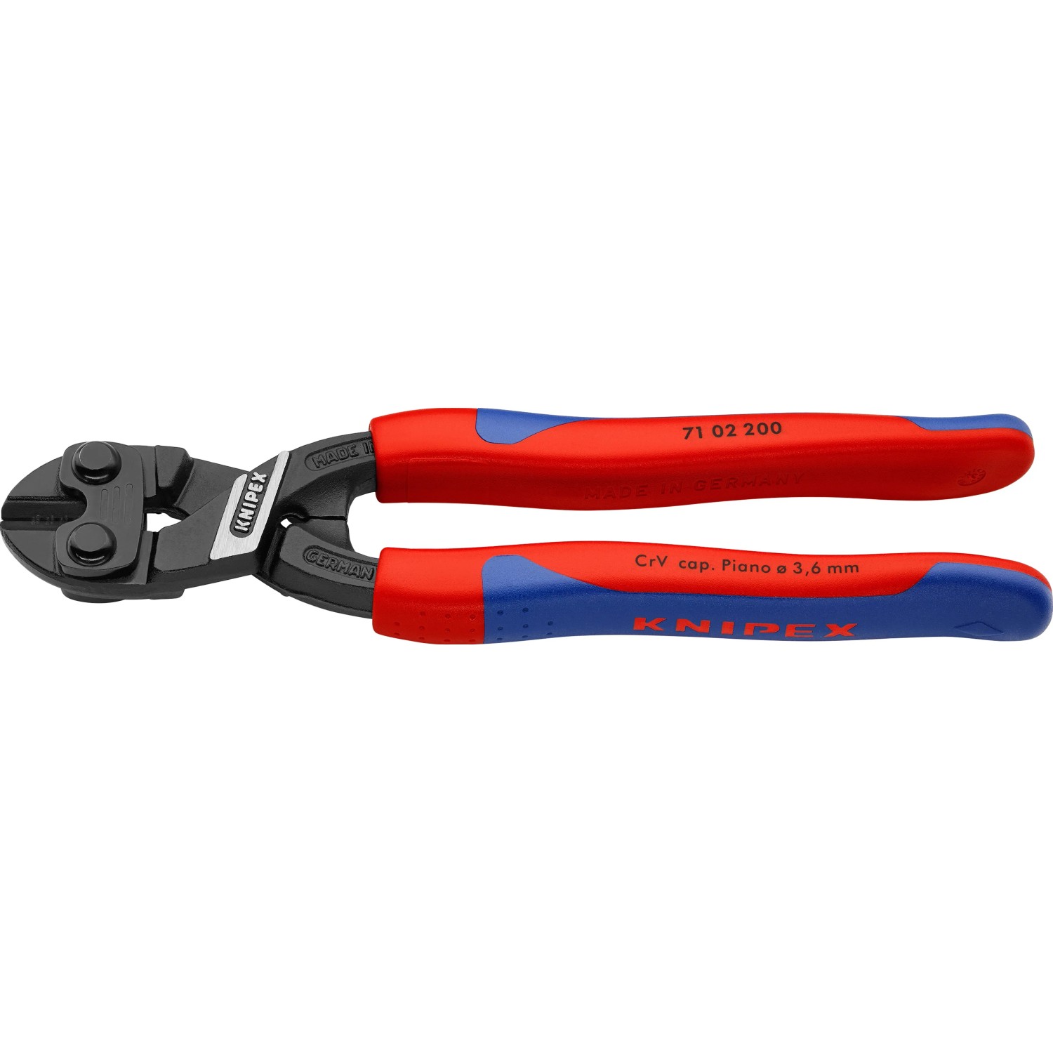 E-shop Knipex Kompaktné pákové kliešte CoBolt, fosfátované na čierno, 200 mm