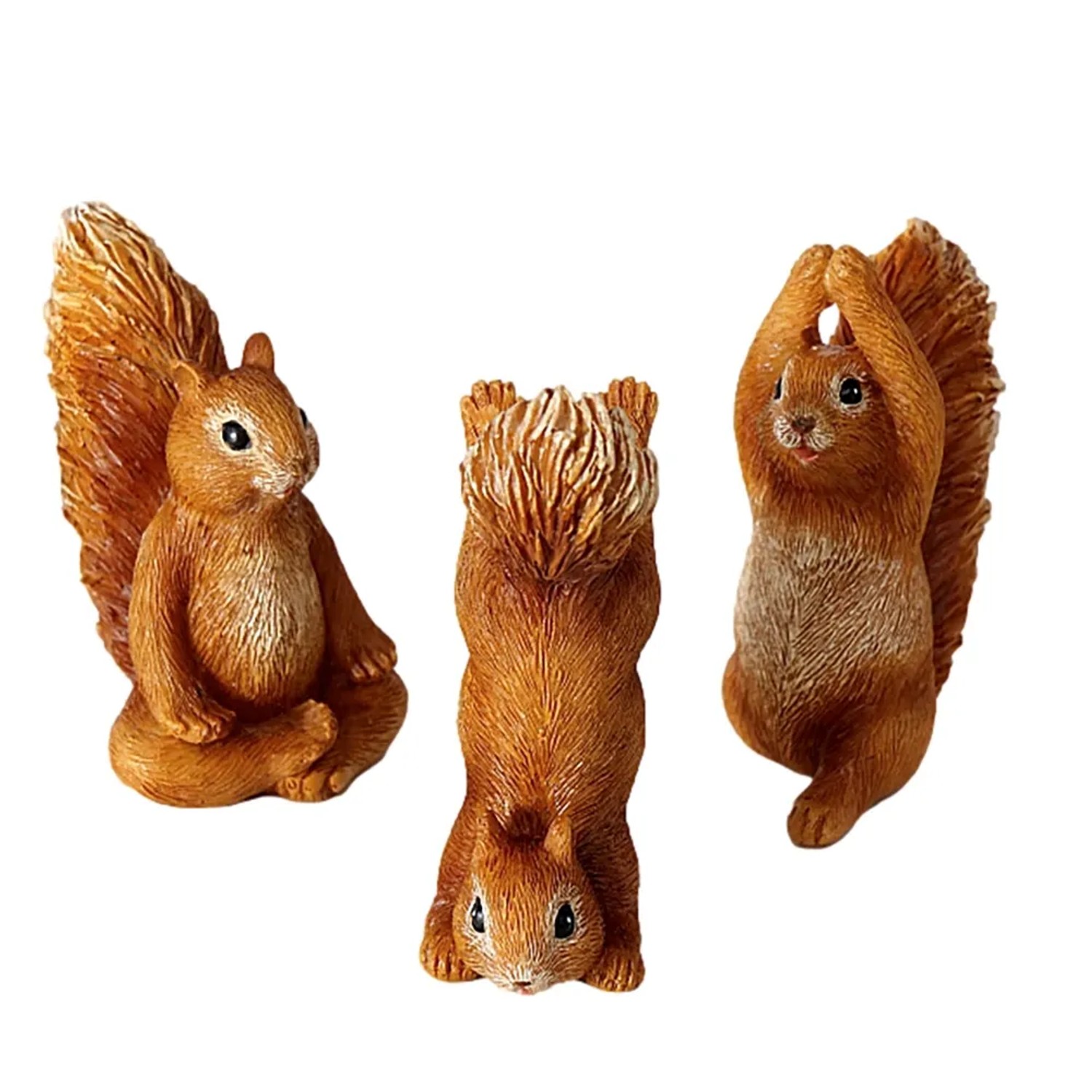 E-shop Boltze Stojacia dekorácia veverička Albert rôzne druhy 7 x 6 x 4 cm, 1 ks