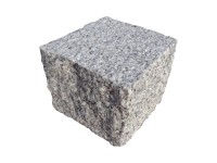 Euro Stone Žulová dlažobná kocka, pemrlovaná so štiepanými stranami, 9 x 9 x 8cm