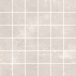 Mozaika Denver z porcelánovej kameniny v bielej farbe, 30x30 cm, na steny a podlahy.