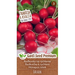GardenSeed Premium Semienka Reďkovka Faraon
