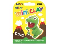 I-Clay Modelovacia hmota Mini Clay, Dino, 4 x 7,5 g