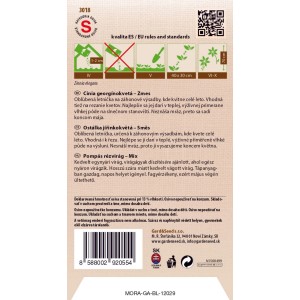 GardenSeed Premium Semienka Cínia georgínokvetá zmes