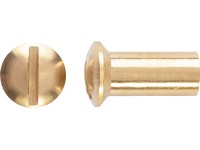 LUX-TOOLS Puzdrová matica PZ mosadzná M6 x 15 mm, 8 ks