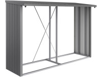 Biohort Stojan na drevo WoodStock 300 kremeňovo sivý, 300,7 x 102 x 199 cm