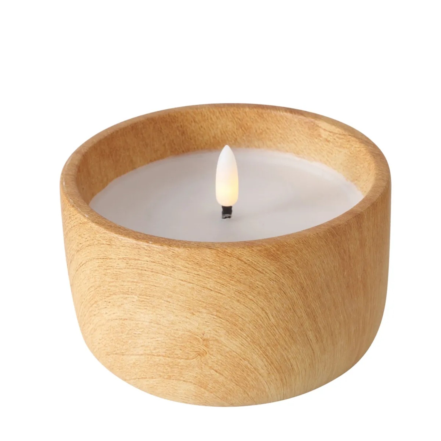 E-shop Boltze Home LED sviečka Yuna prírodná pr. 12 x 8 cm, 1 ks
