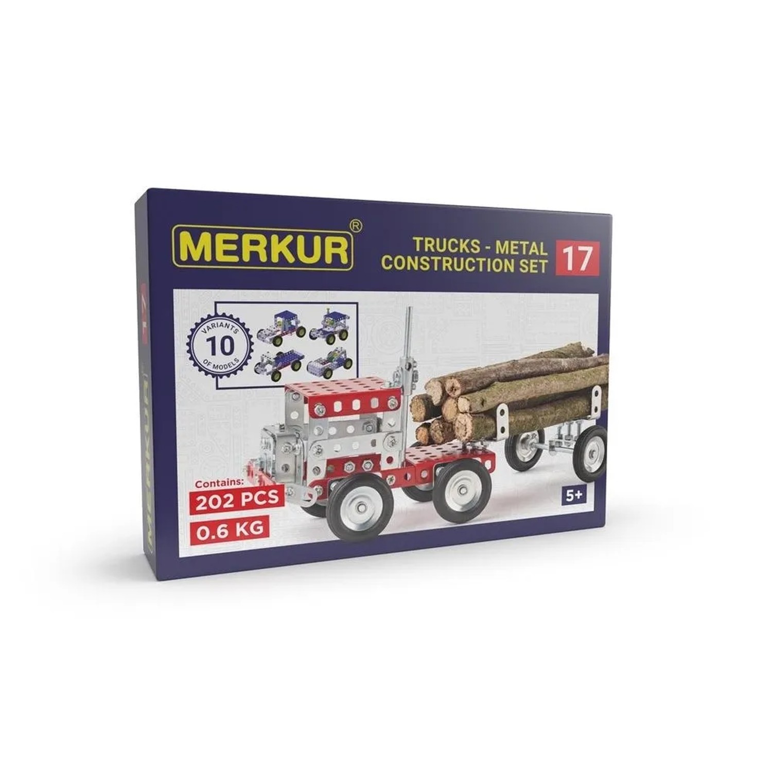 E-shop Merkur Detská kovová stavebnica 017 Kamión, 202 dielikov