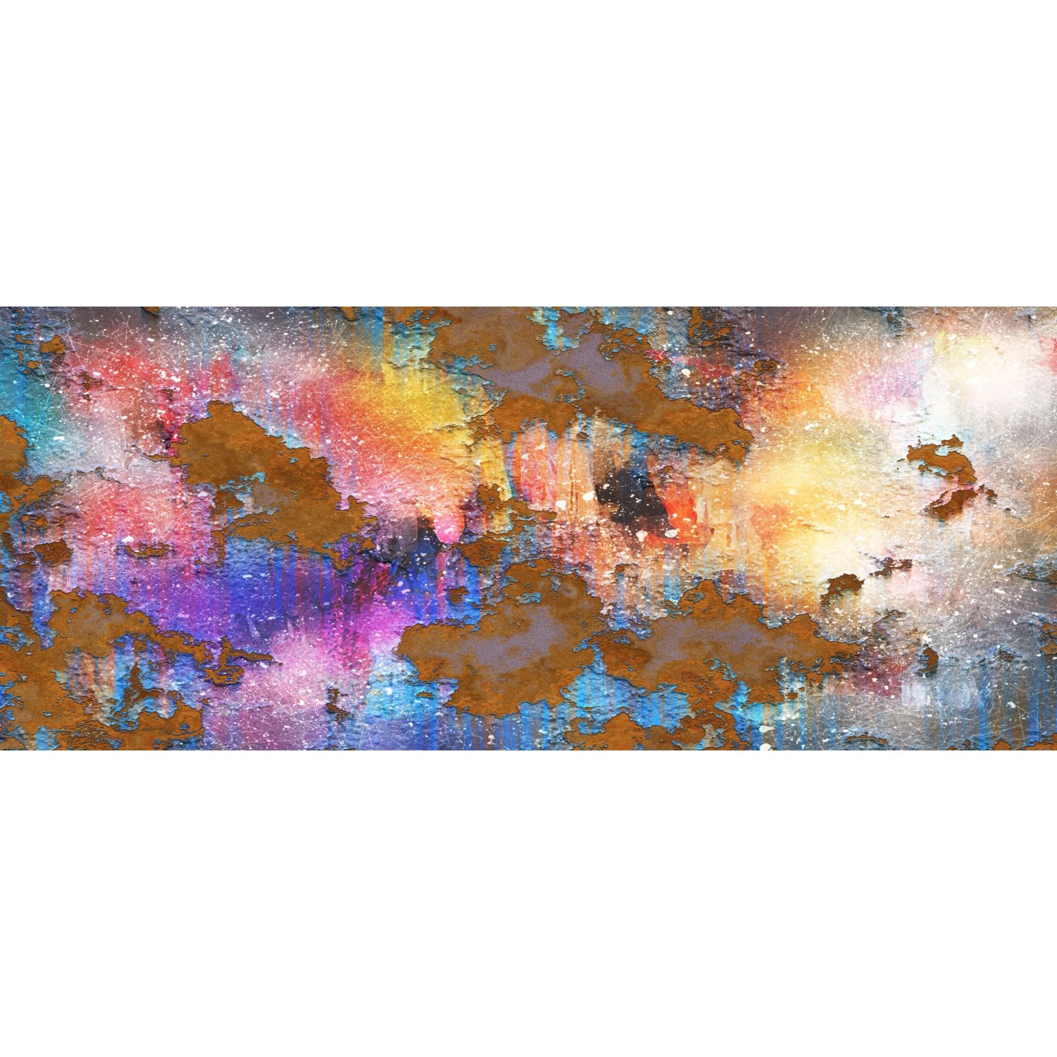 E-shop Bondecor Obraz, tlačené plátno Abstrakt 50 x 120 cm