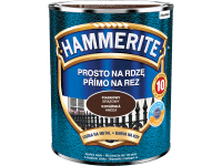Hammerite Priamo na hrdzu farba na železné kovy kováčska hnedá 0,7 l