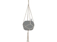 Lechuza Macramé záves na kvetináč Cotton Pure prírodný 90 cm