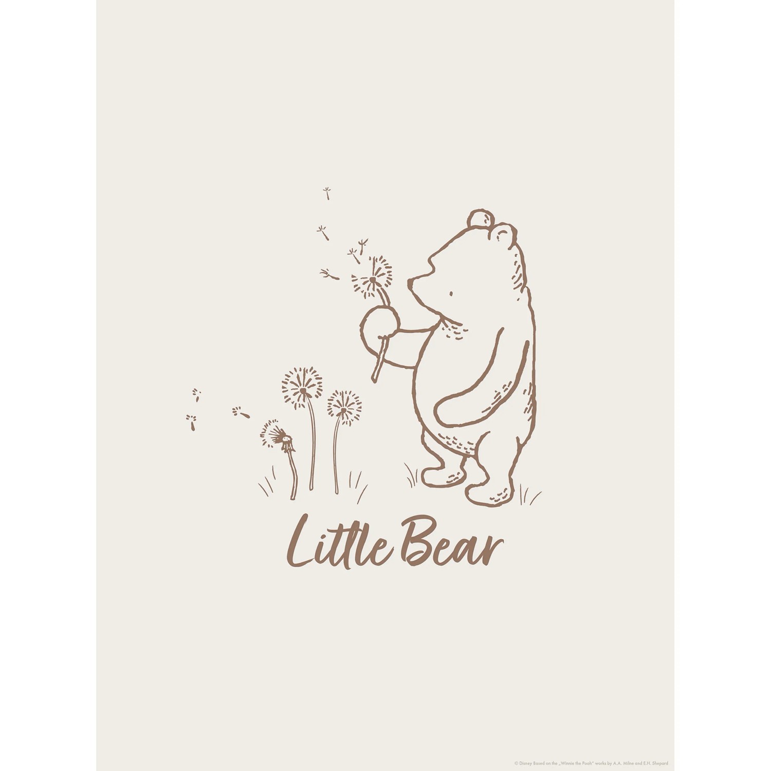 E-shop Komar Plagát Disney Winnie the Pooh Little Bear 30 x 40 cm