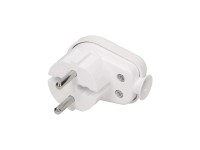 Timex Uhlová zástrčka, 250 V/16 A, biela