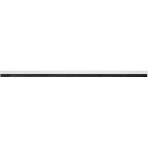 Kefová tesniaca lišta pod dvere biela 19 mm, 100 x 4,4 cm