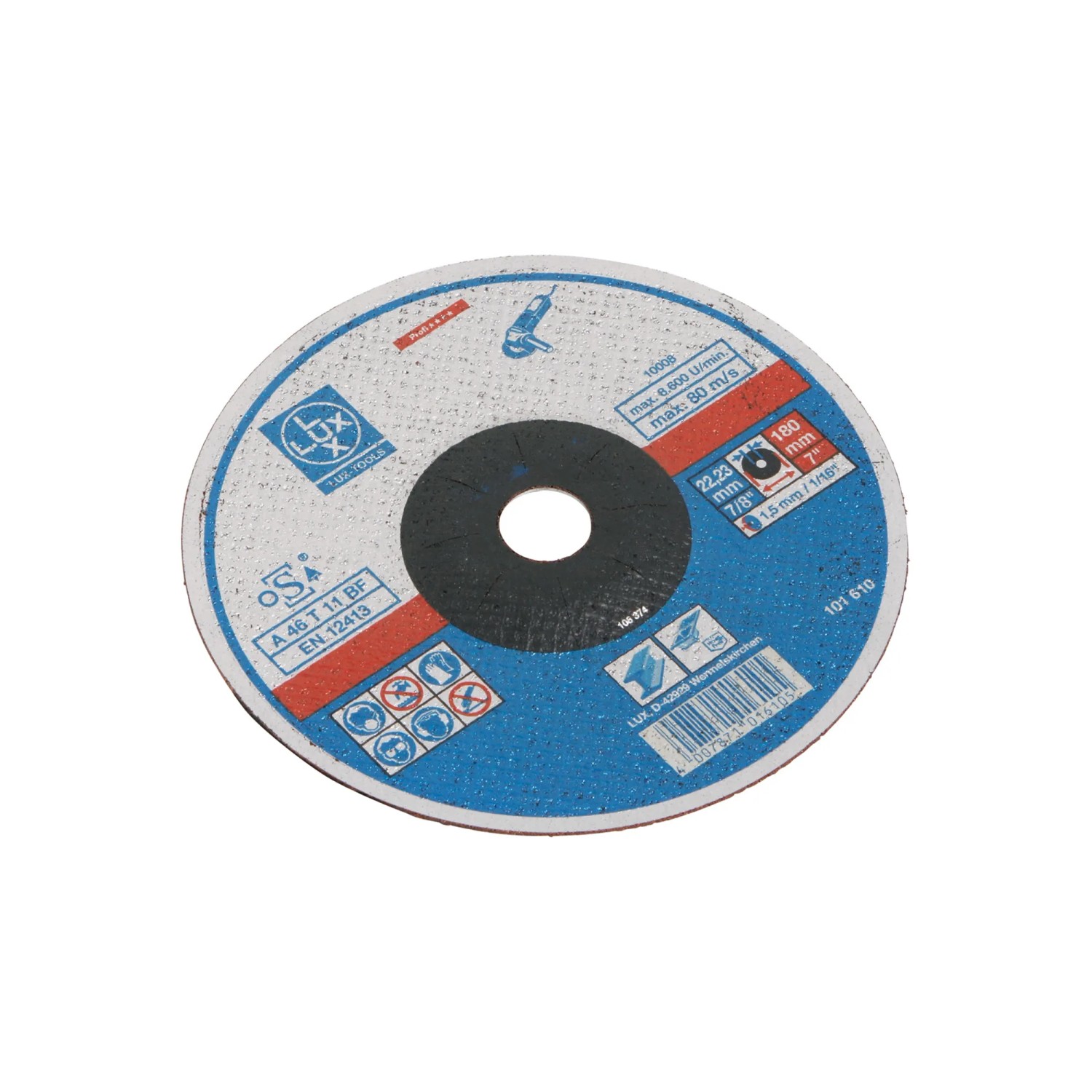 E-shop LUX-TOOLS Rezný kotúč vystužený tkaninou 180 mm