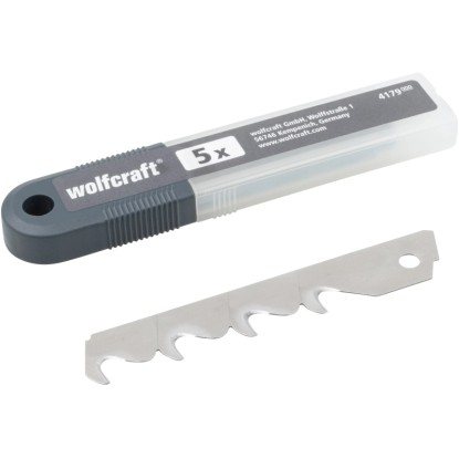 Wolfcraft Odlamovacie čepele s háčikom, 5 ks
