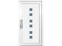 Panto Plastové vchodové dvere K018, biela, 110 x 210 cm, Ľ