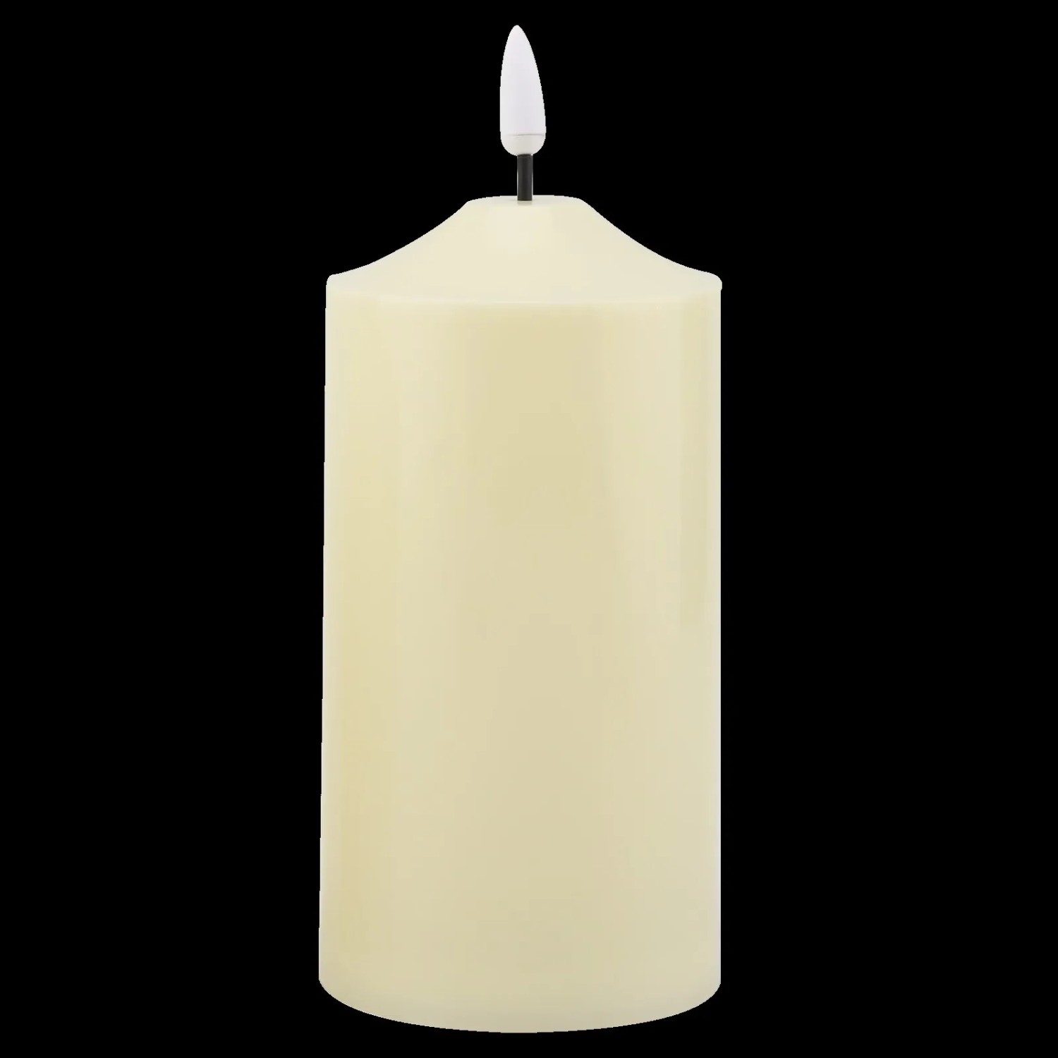 E-shop EURAKLES LED sviečka biela/biely plamienok 175 x 75 mm, 1 ks