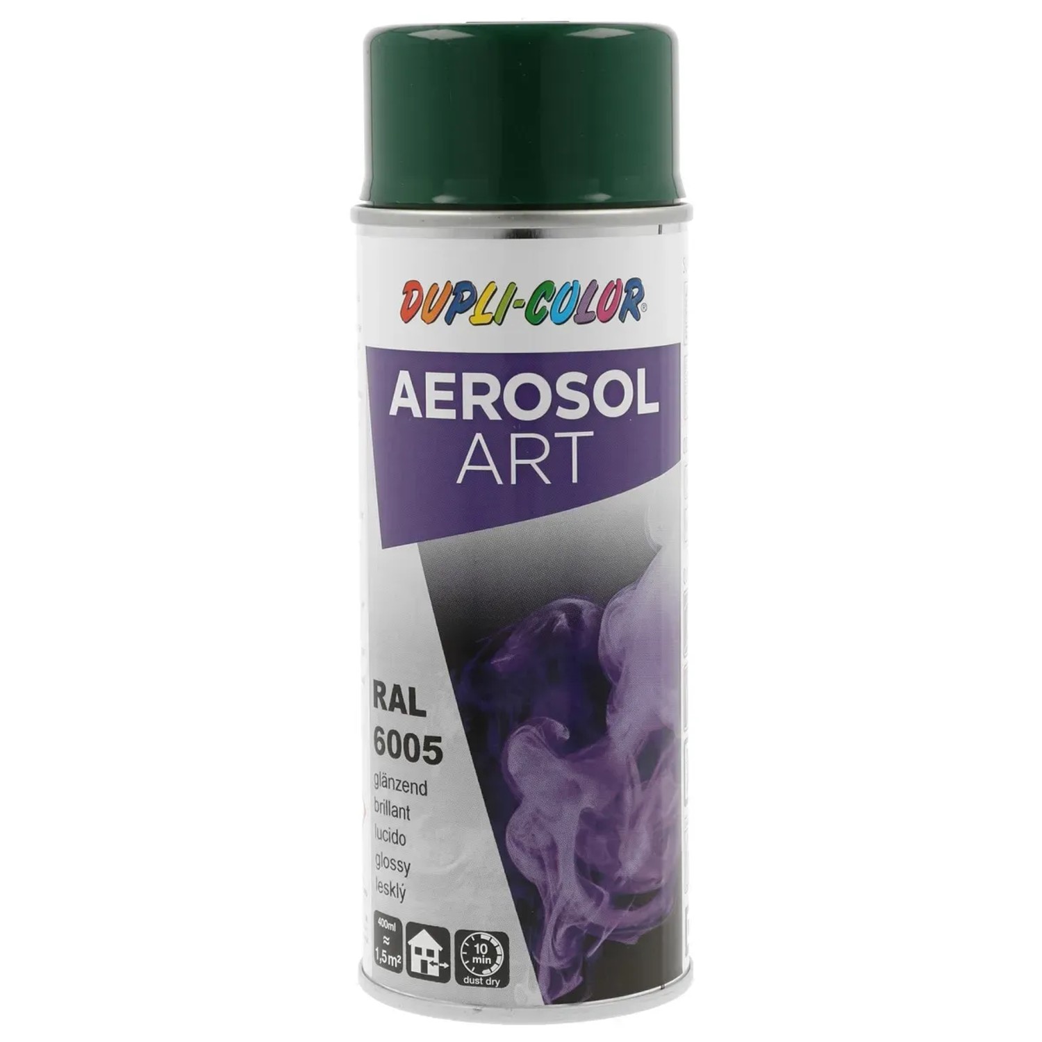 E-shop DUPLI-COLOR Lak v spreji AEROSOL ART (6005) machová zelená 400 ml
