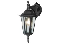 OBI Vonkajšie svietidlo MOLINELLA čierne 1xE27 max.60W IP44 35x17cm horné uchyt.