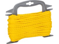 LUX-TOOLS Polypropylénové lano pletené Basic žlté pr. 5 mm x 15 m