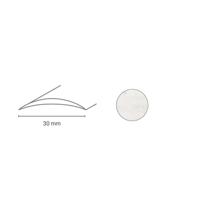 Döllken Profiles Prechodový profil DP 03 S Samolepiaca 30 x 930 mm, dub foster
