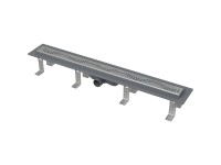 Alcadrain Líniový podlahový žľab plastový Komfort CPZ8-750