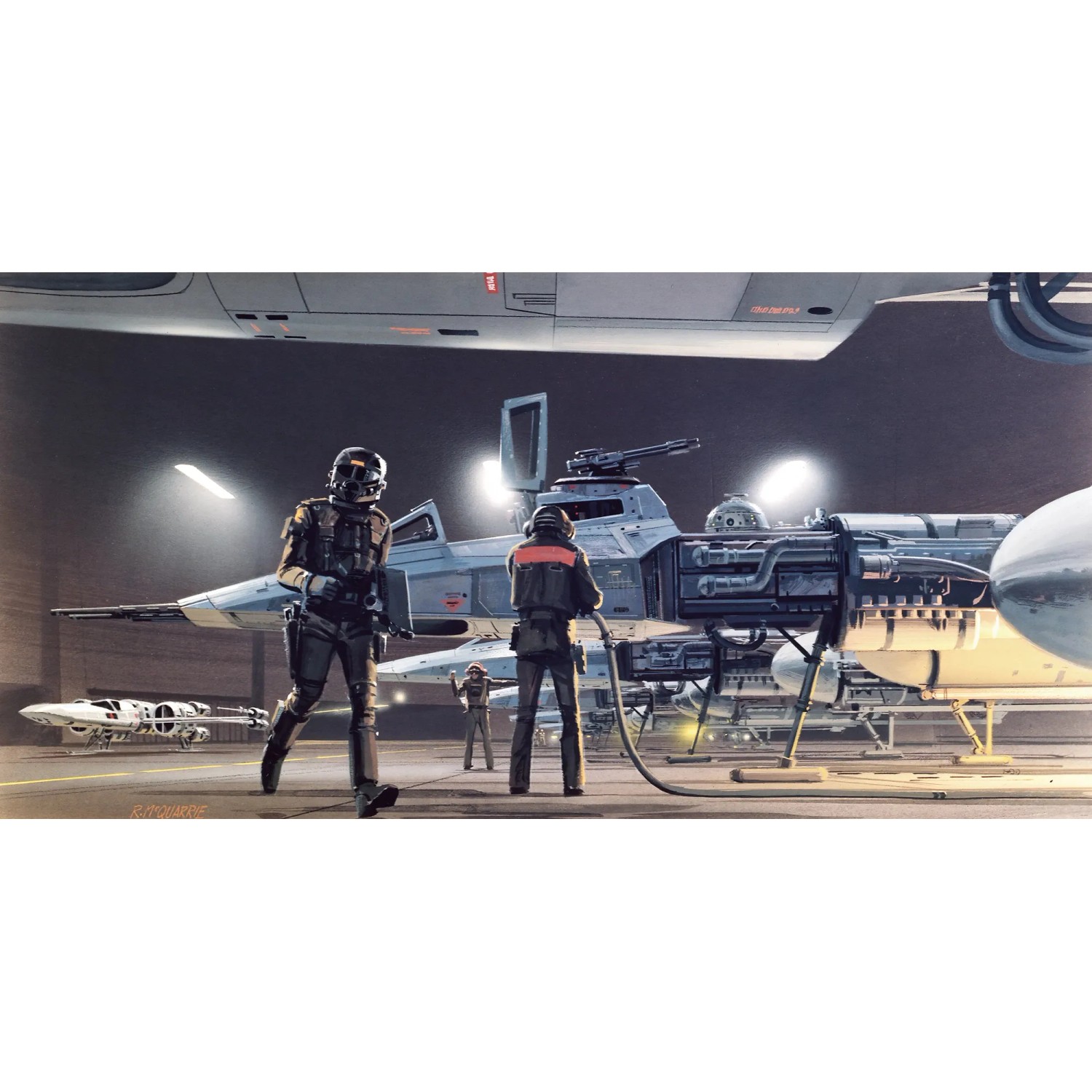 E-shop Komar Vliesová fototapeta Star Wars Classic RMQ Yavin Hangar 500 x 250 cm