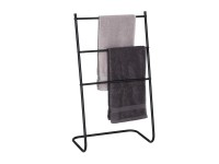 Allstar Stojan na uteráky Aracena kovový, čierny 46 x 82 x 35 cm Allstar Stojan na uteráky Aracena kovový, čierny 46 x 82 x 35 cm