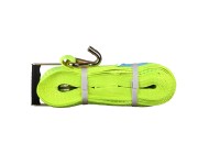 Popruh s račňou a J-hákmi, TÜV/GS, 9 m, 50 mm