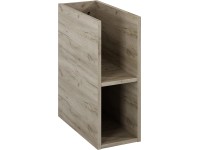 Maximus Nástenný kúpeľňový regál Stylo Duo, dub Sanremo, 20 x 45,6 x 50 cm