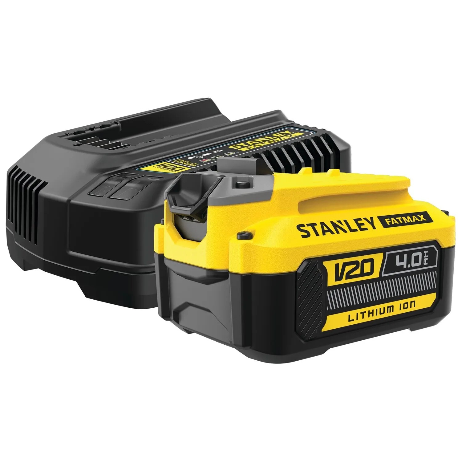 E-shop STANLEY FATMAX V20 Štartovacia sada SFMCB14M1-QW 1 x aku 18V 4,0 Ah + nabíječka