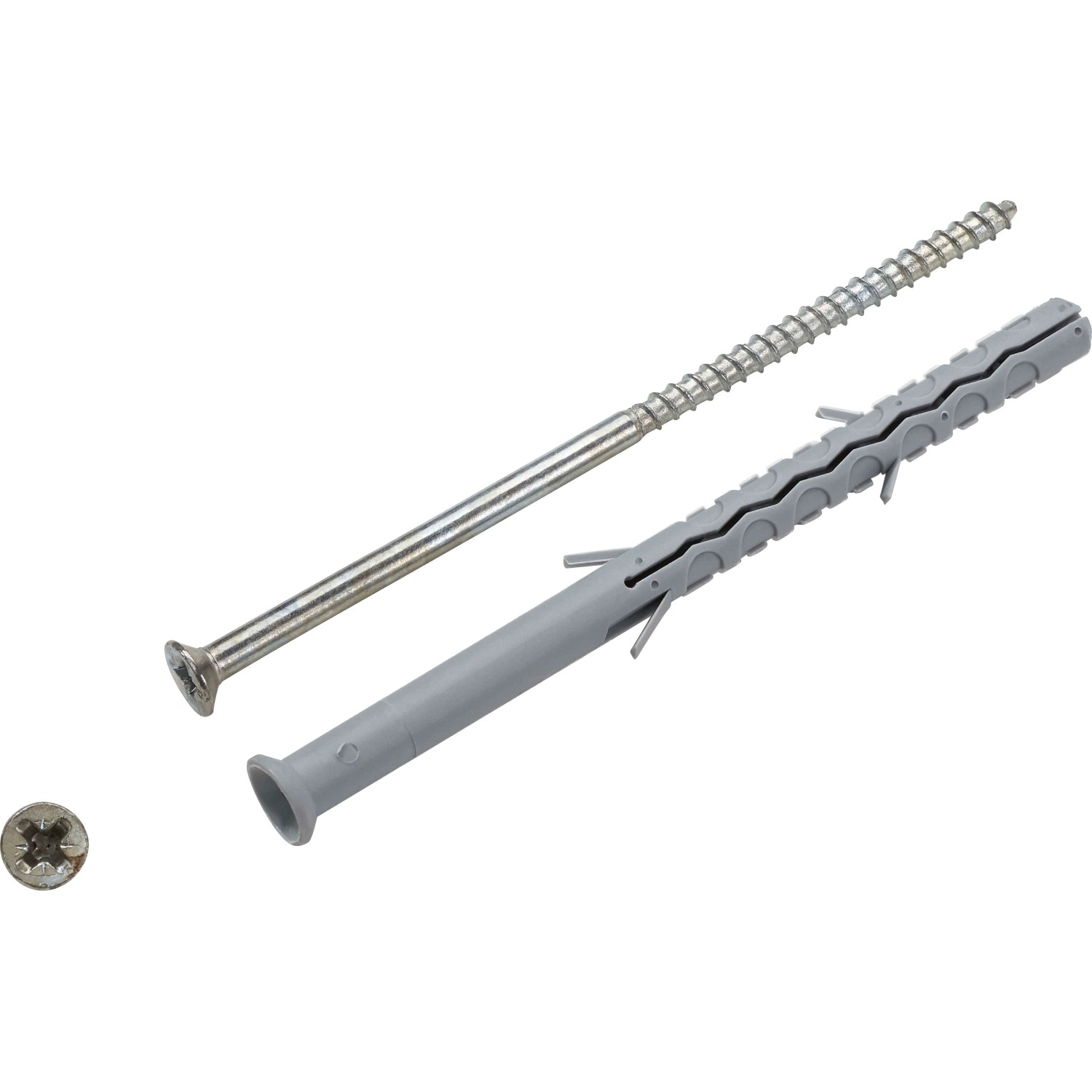 E-shop LUX-TOOLS Hmožd. do oken. rámu pr. 8x120 mm vrátane skrutiek PZ3 5 x 119mm, 6ks