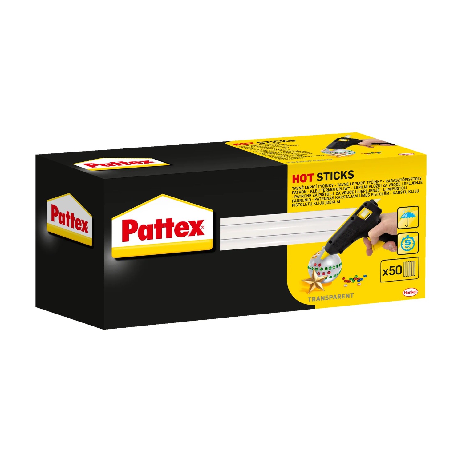 E-shop Pattex Lepiace tavné STICKS HOT STICKS 1 kg/50 ks