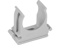 LUX Príchytka pre rúrky EUCSB25/200, EN25, sivá, 200 ks