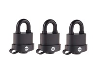 Yale Visiaci zámok Y220B/51/118/3, 3 kľúče, 83 x 53 x 35 mm, 3 ks