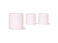 Keramický kvetináč Pastel ružový pr. 9 x 10 cm