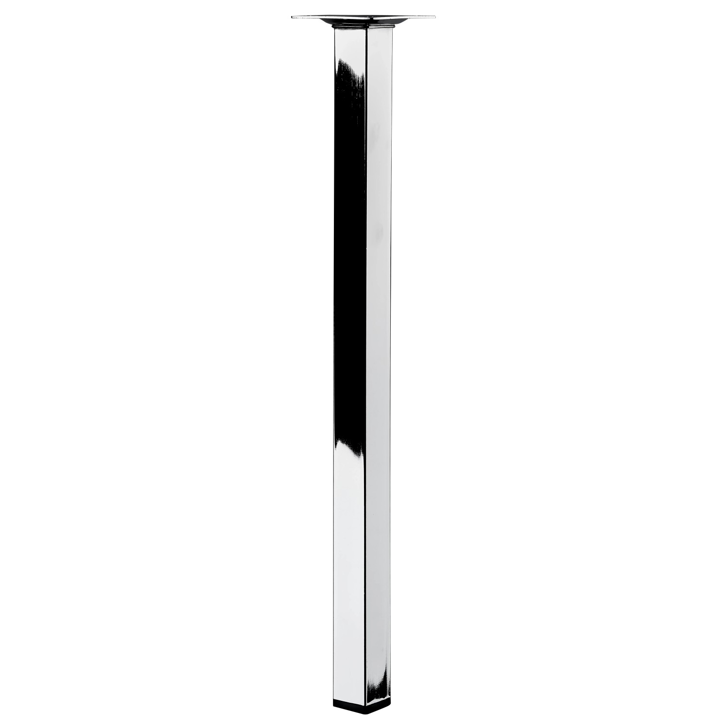 E-shop Hettich Nábytková noha hranatá, chróm, 25 x 25 x 400 mm
