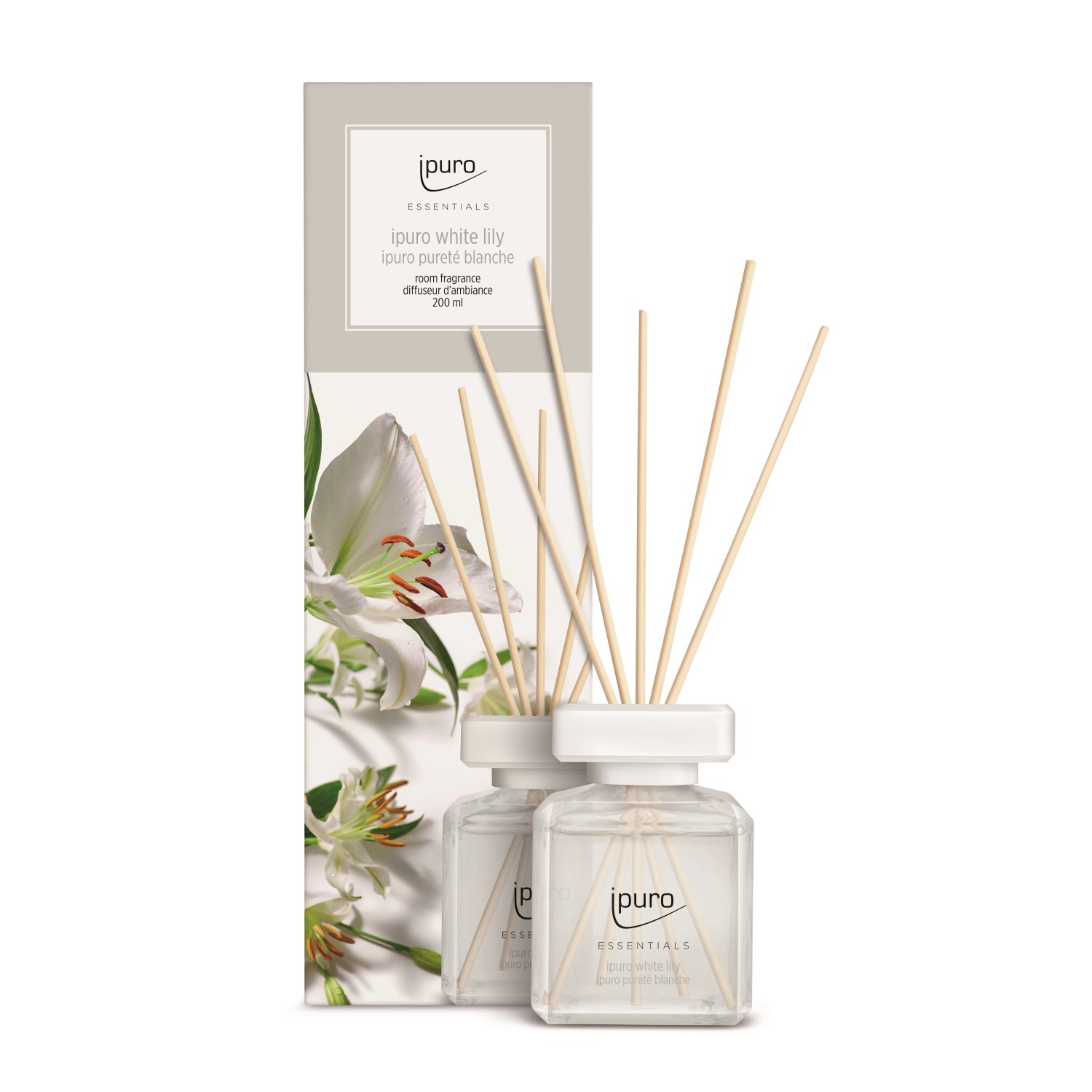 E-shop Ipuro Aroma difuzér Essentials White Lily 200 ml